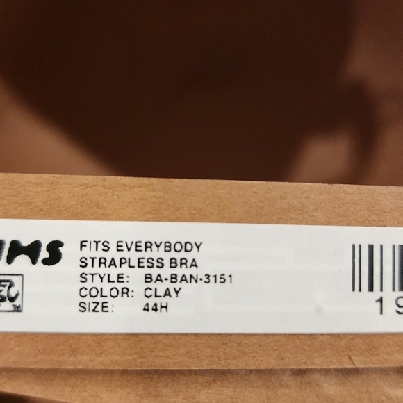 Skims Fits Everybody Bra Removable Straps in clay color BA-BAN-3151 size 44h - Picture 4 of 5